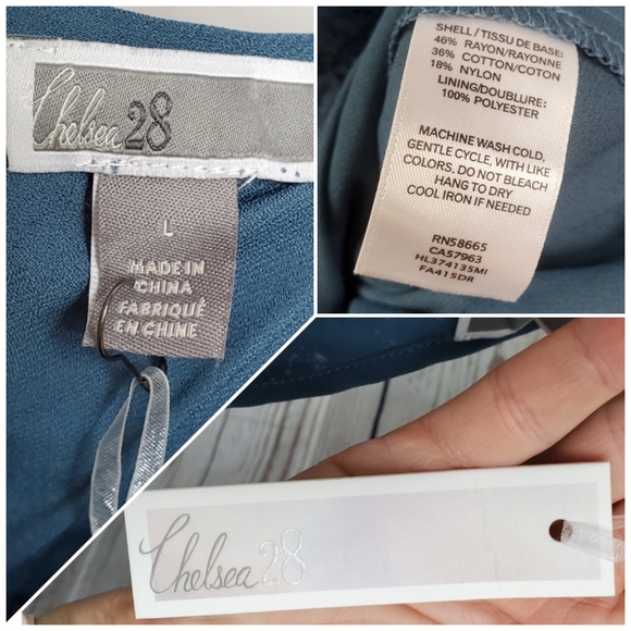 NWT Chelsea 28 halter lace navy sheath dress - Picture 12 of 12